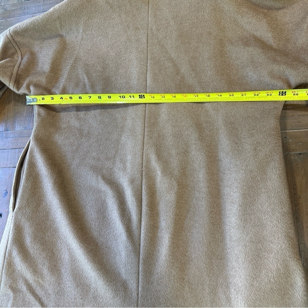 Eskandar Baby Camel Hair Button Front Trench Coat Size 0 US 4 Vintage England - Picture 11 of 13